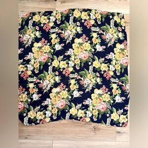 Vintage Floral Scarf